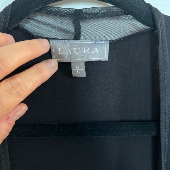 Black lightweight evening jacket. - Picture 2 of 2